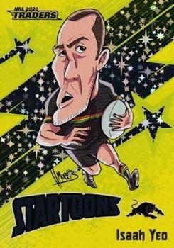 2020 NRL Traders - Startoons Yellow #STY 12 Isaah Yeo Front